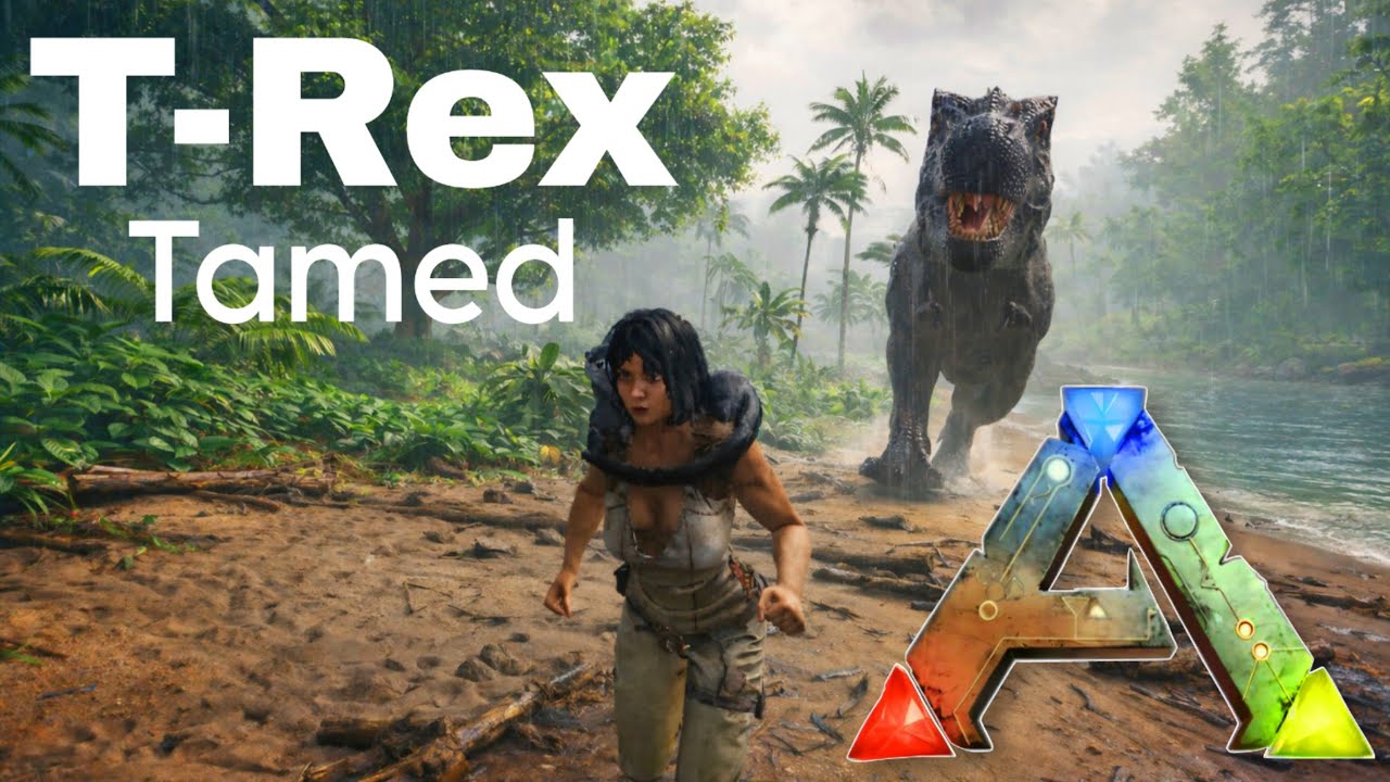 I Tamed a T-Rex in ARK Survival Evolved! 🦖 | Ultimate Rex Taming Guide🤫 @Warmaxgaming44