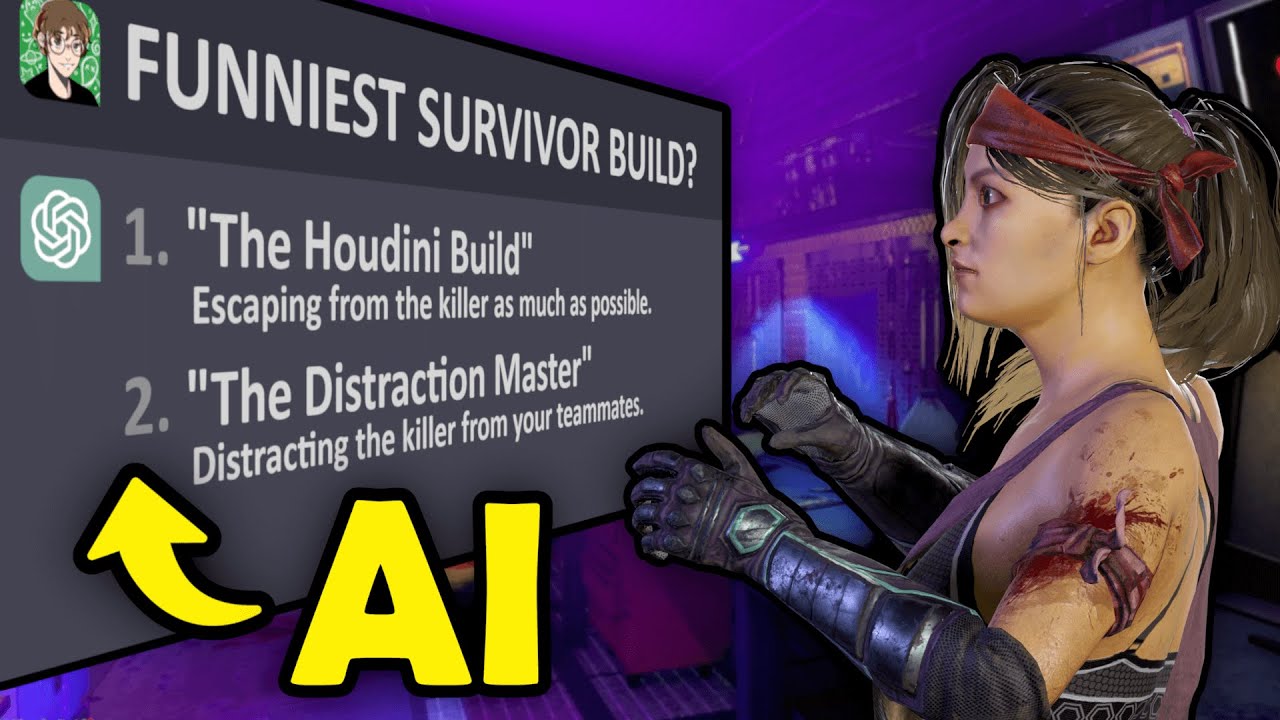 I let an AI CHATBOT decide my build in DBD...