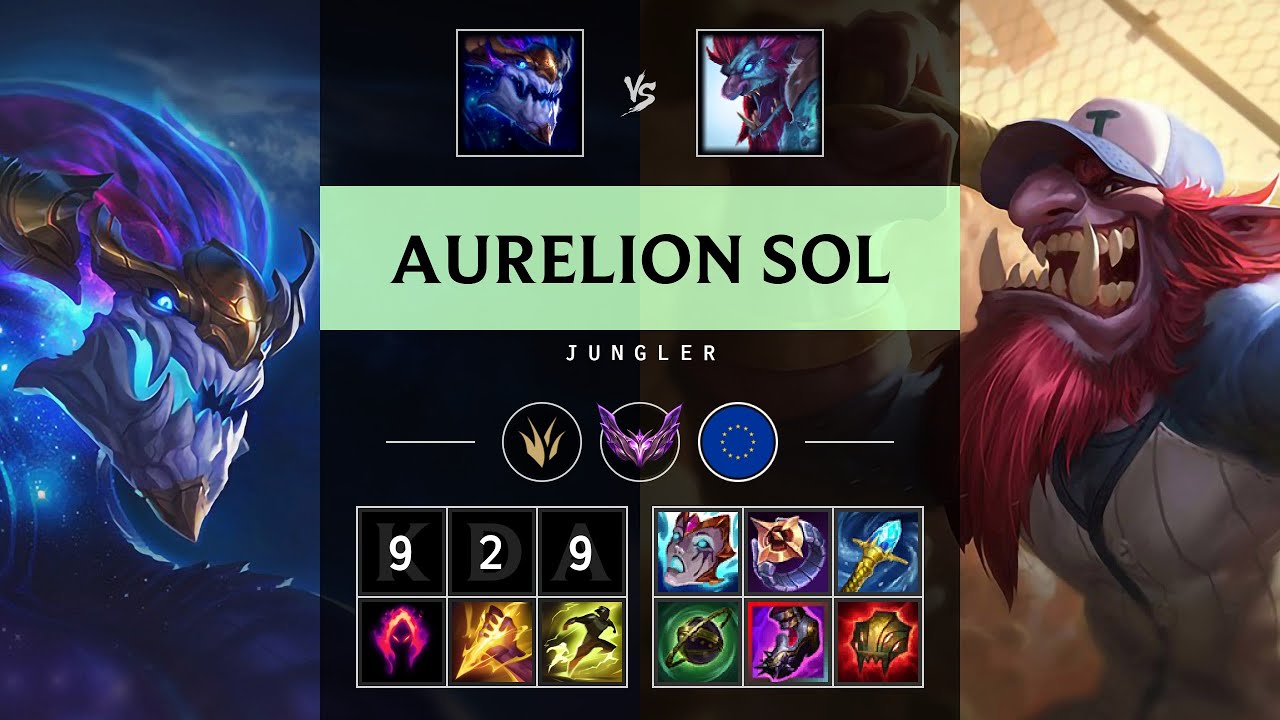 Aurelion Sol Jungle vs Trundle - EUW Master Patch 25.15