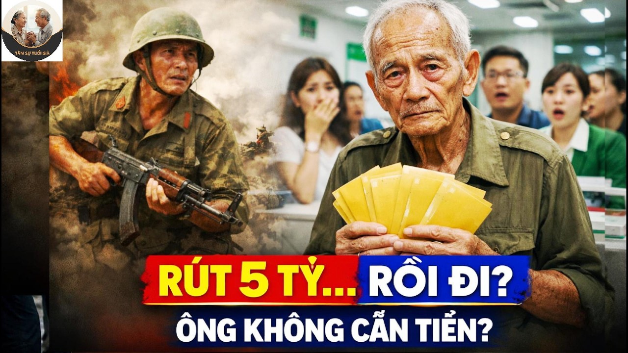 Ông Lão Nghèo Đến Ngân Hàng Rút 5 Tỷ… 10 Phút Sau Cả Ngân Hàng Bật Khóc