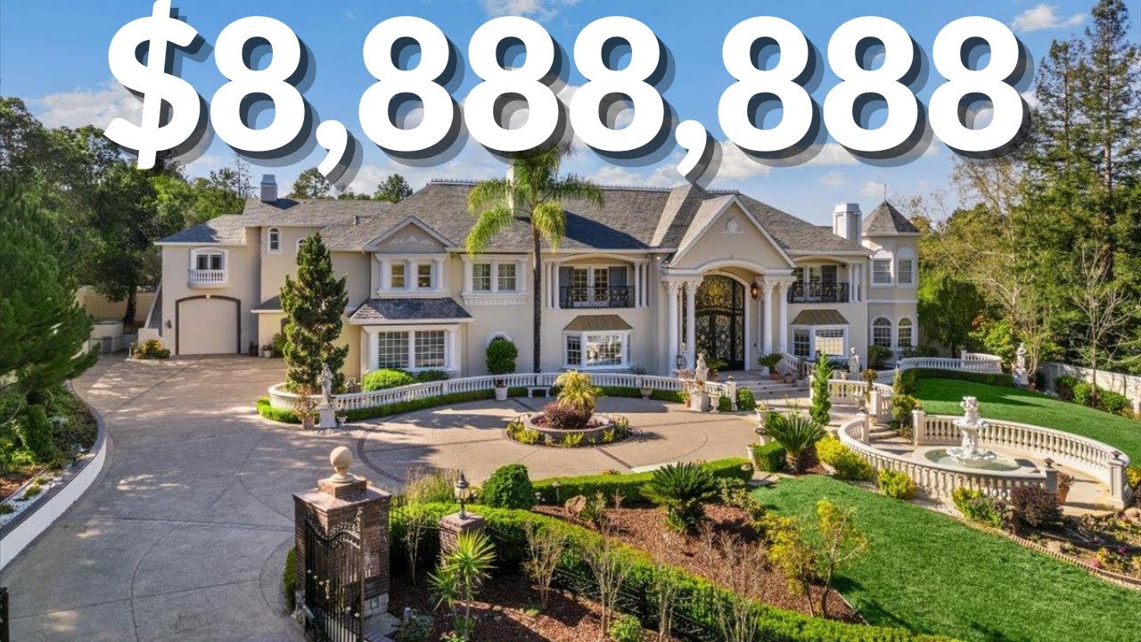 Touring a $9 Million MEGA Mansion in San Jose With an Indoor Basketball Court