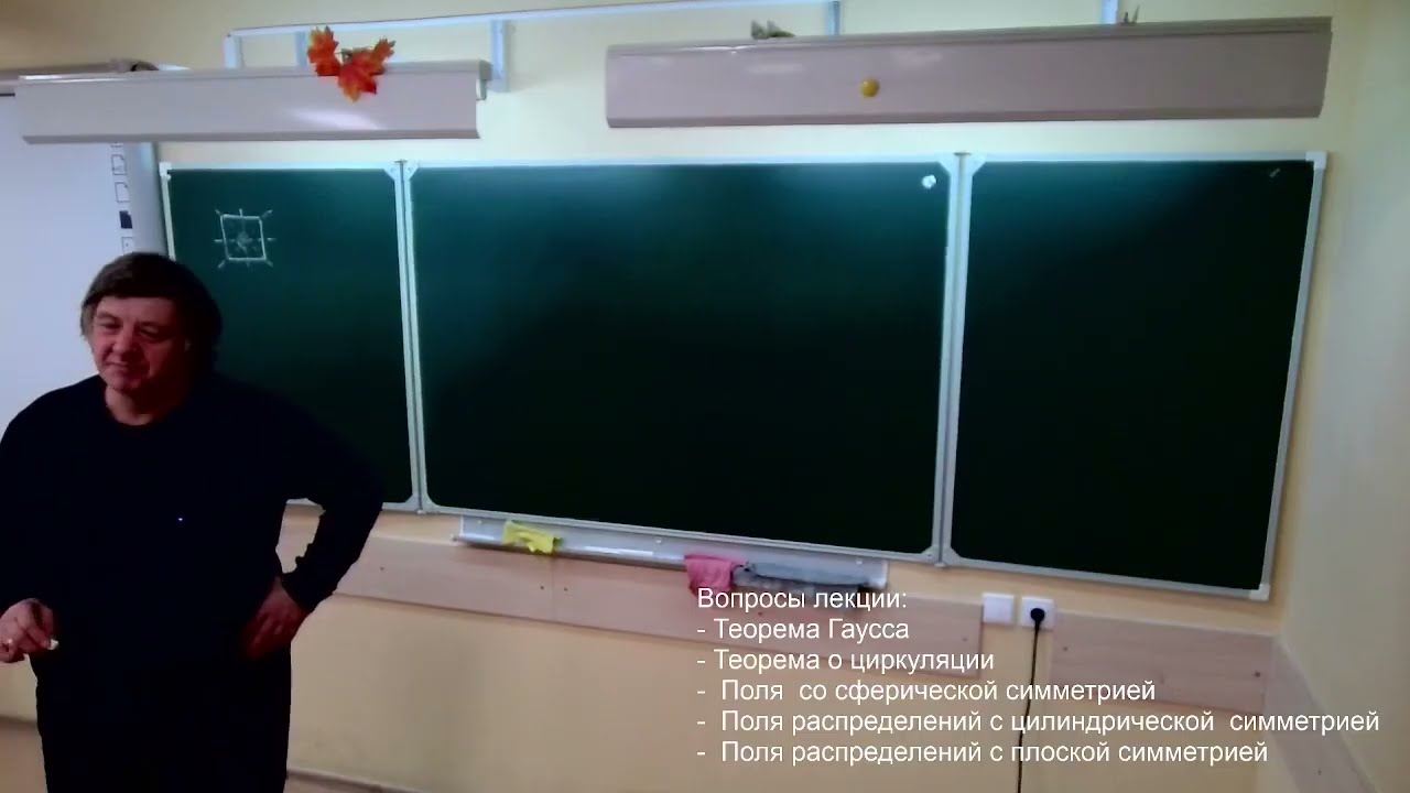 Лекция:    ИНТЕГРАЛЬНАЯ ФОРМА УРАВНЕНИЙ ЭЛЕКТРОСТАТИКИ    Ведение в  лекцию