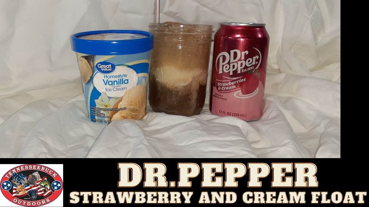 The Best Dr Pepper Strawberry and Cream Float