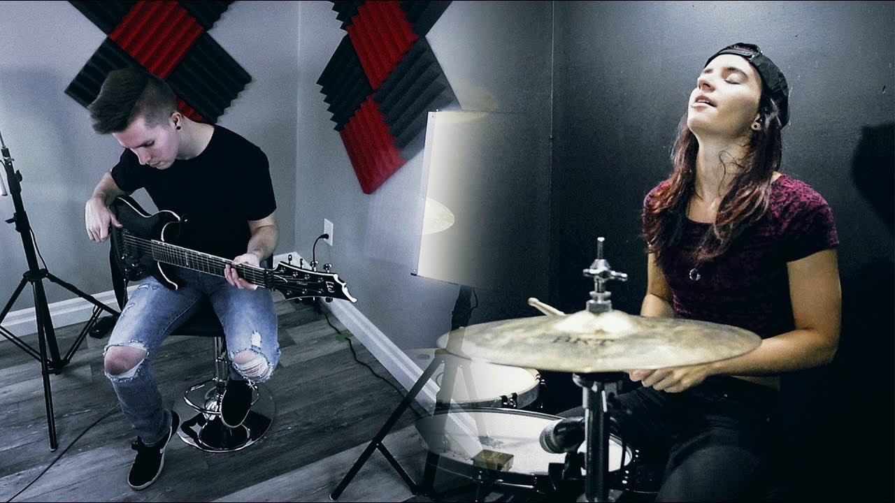 Throne - Bring Me The Horizon - Ft. Cole Rolland - Guitar & Drum Cover