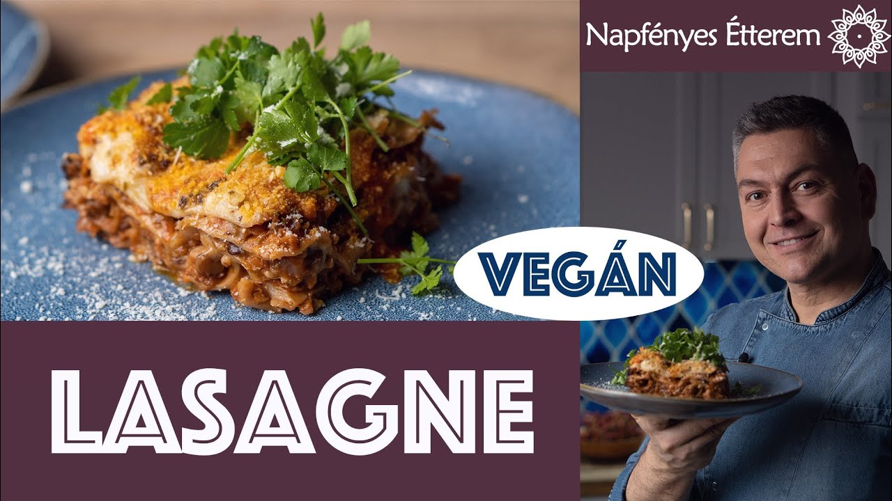 Lasagne lencsével, céklával, dióval-isteni vegàn fogás!