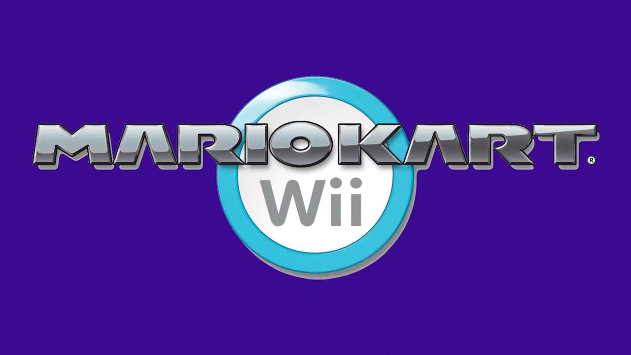 Mario Kart Wii Rainbow Road but it's pitched down