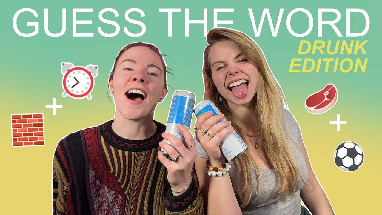 Guess The Word By The Emoji *DRUNK Edition* - Hailee And Kendra