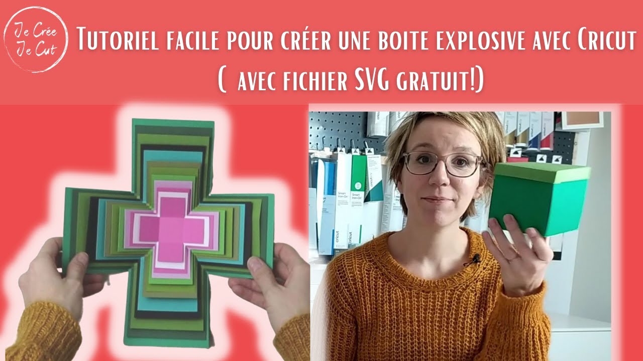 Tutoriel facile pour créer une boite explosive avec Cricut (avec fichier SVG gratuit!)