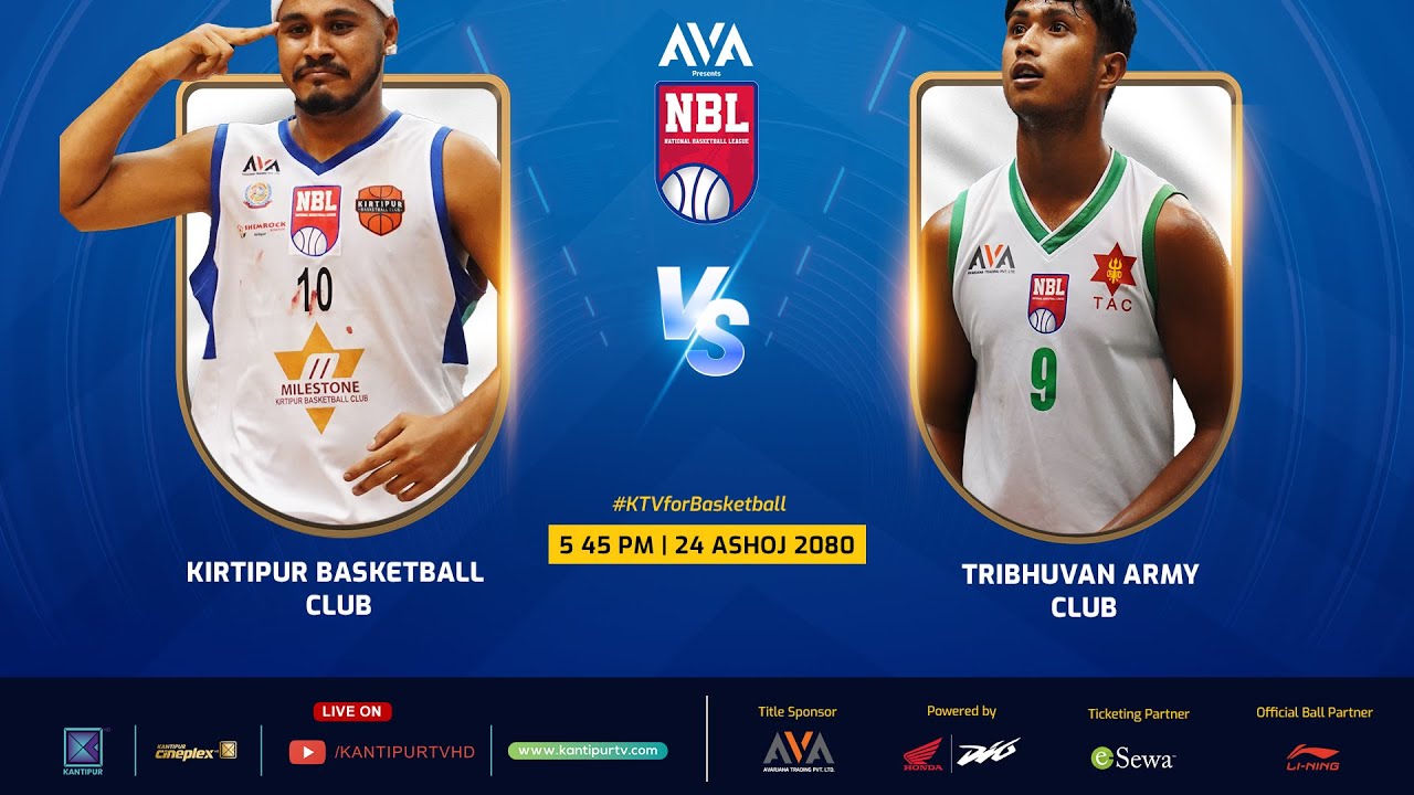 Kirtipur Basketball Club vs Tribhuvan Army Club | Match 22 - NBL Nepal | 11 October 2023