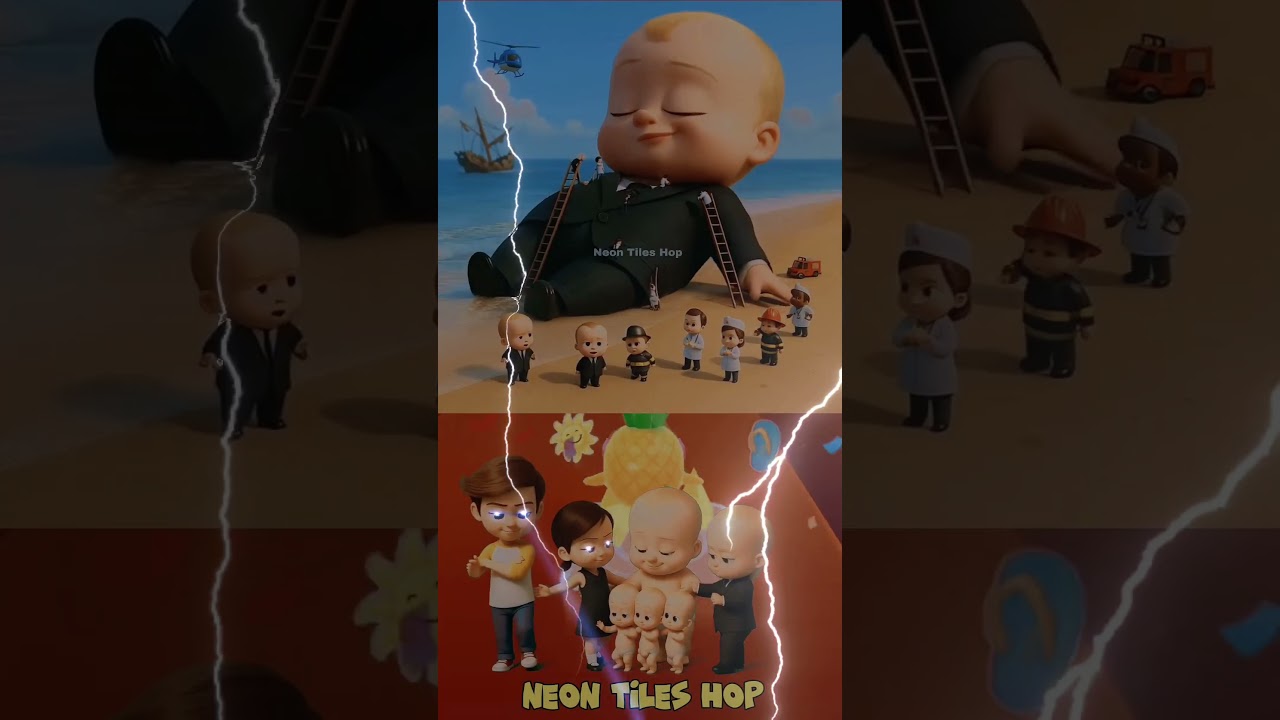 Boss Baby X coffin dance cover Tiles hop edm rush 