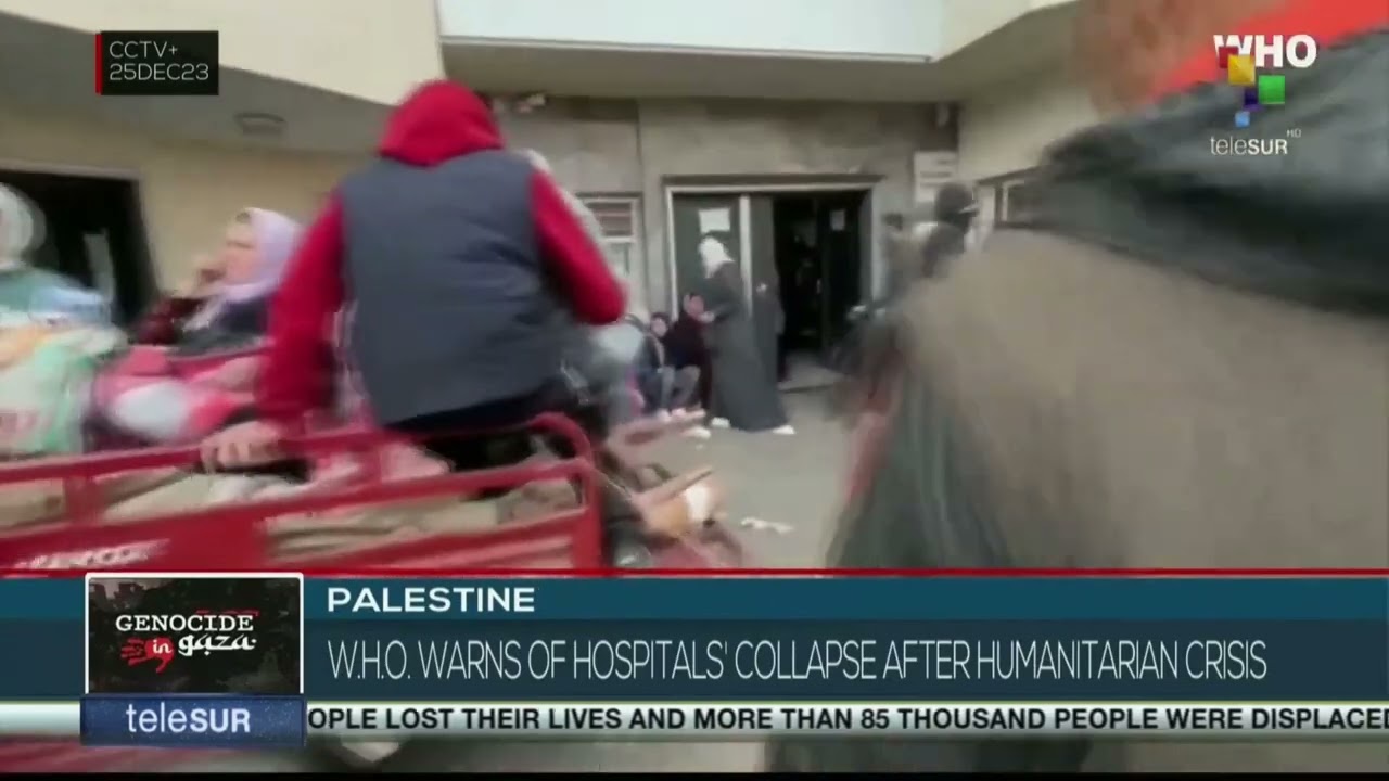 WHO increasingly concerned about number of hungry patients in Gaza hospitals