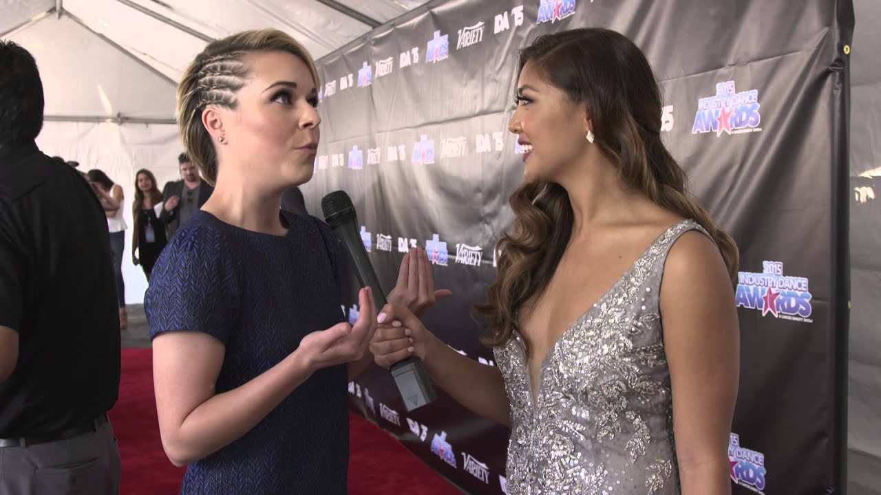 TINA MAJORINO at 2015 Industry Dance Awards Red Carpet