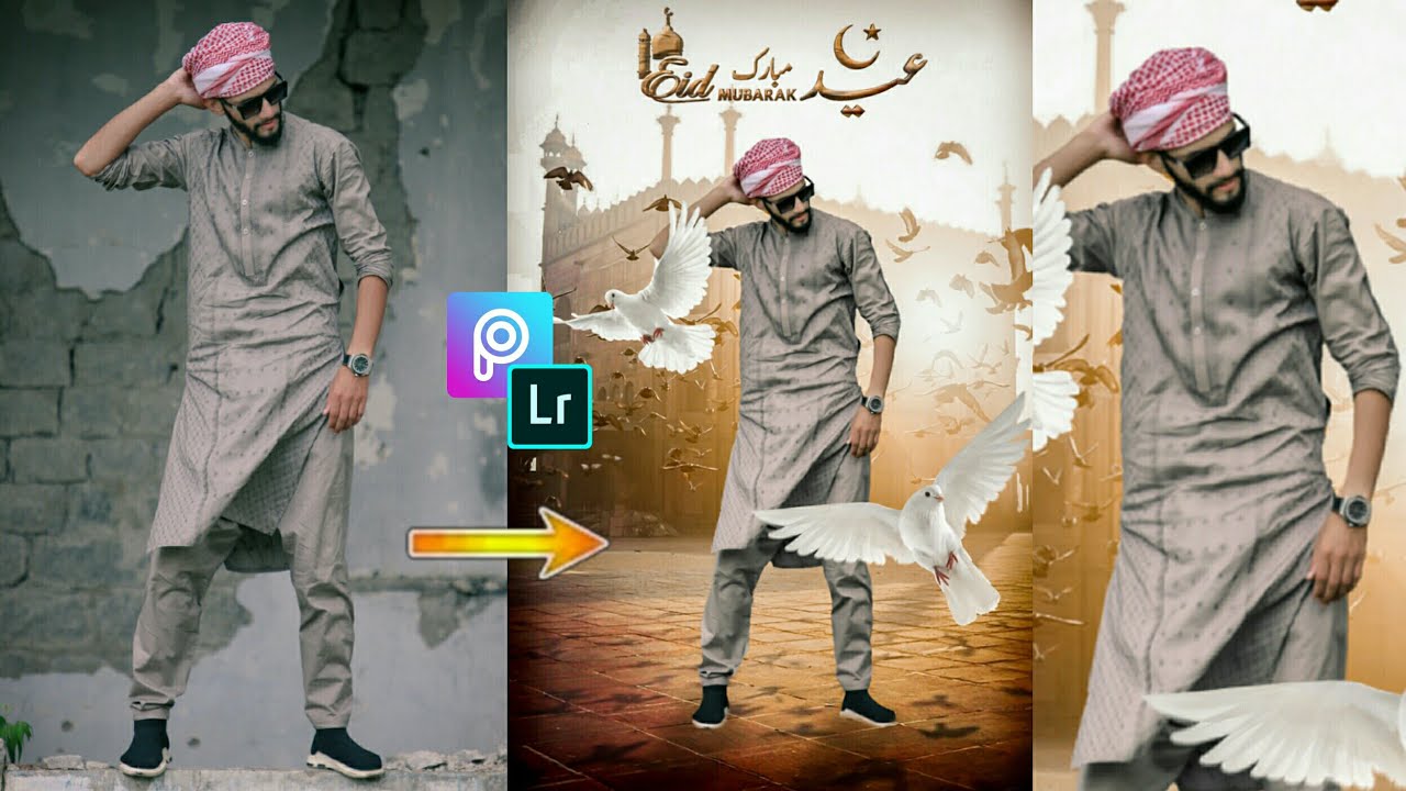 Ramadan Eid Photo Editing Tutorial || PicsArt Ramzan Karrem Photo Editing || Eid Mubarak Editing ||