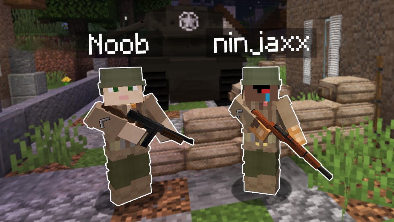 J'ai troll un Noob avec une Guerre sur Minecraft.. (wtffff)