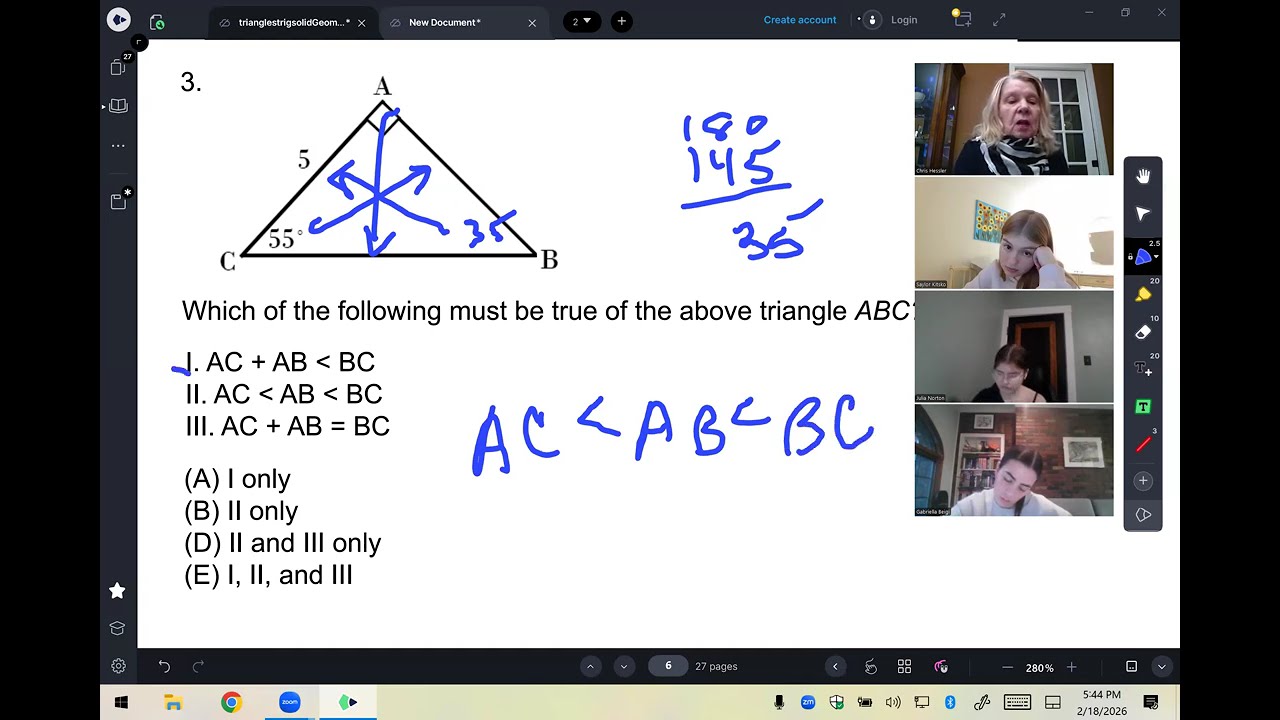 Digital SAT Math: Triangles English: Information and Ideas