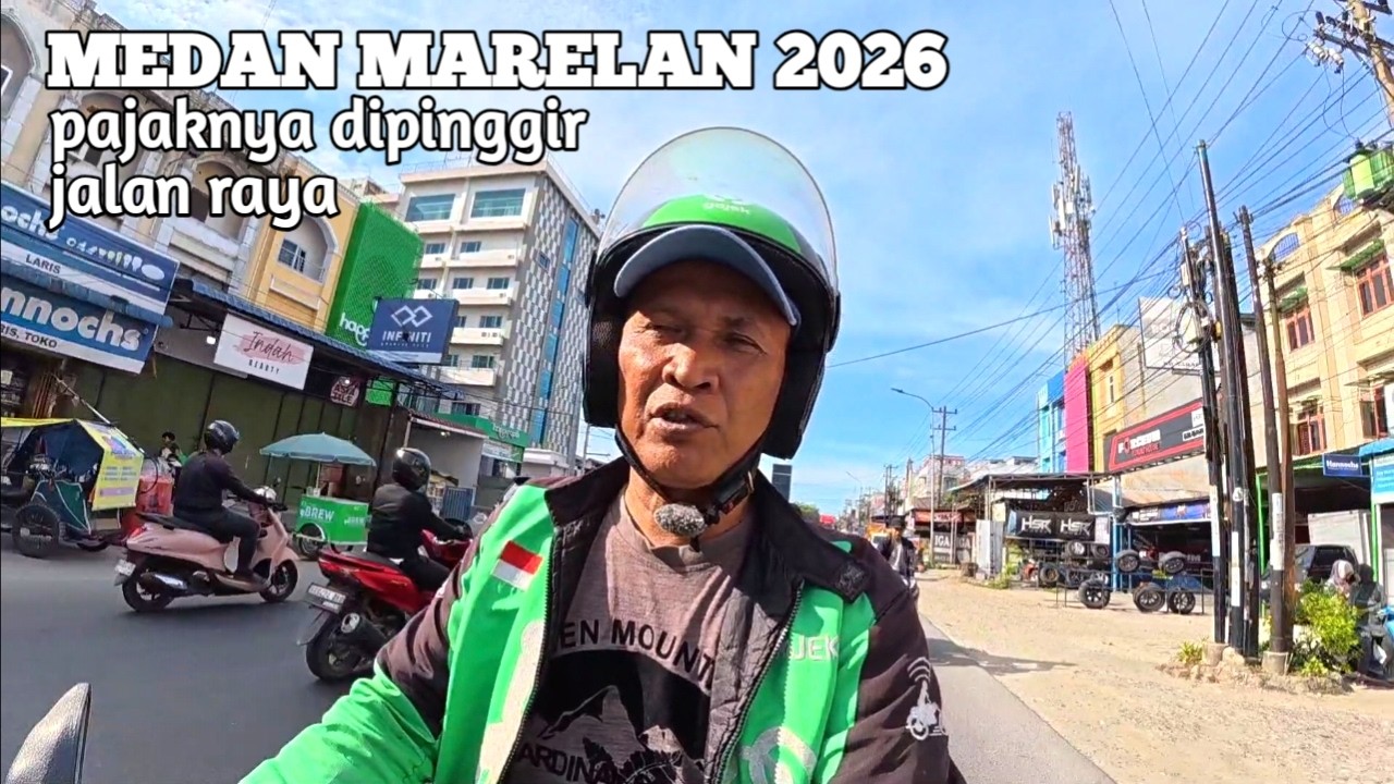 MEDAN MARELAN SORE INI DI BULAN RAMADAN 2026 | MEDAN | MOTOVLOG.