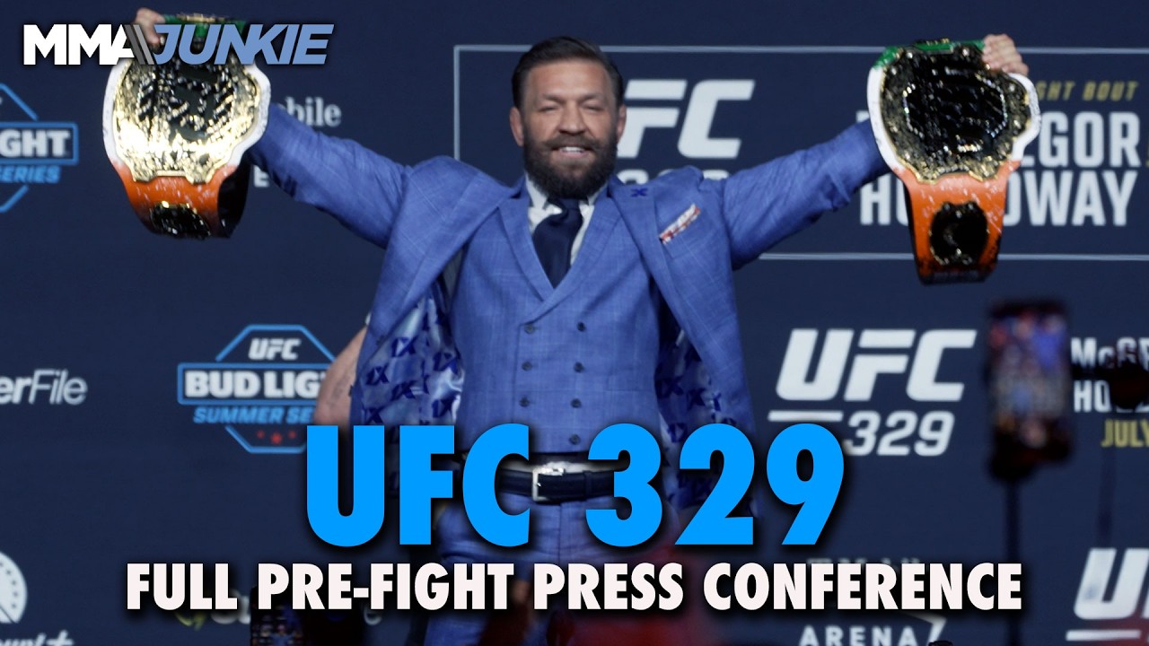 UFC 329 full pre-fight press conference: Conor McGregor vows to retire Max Holloway