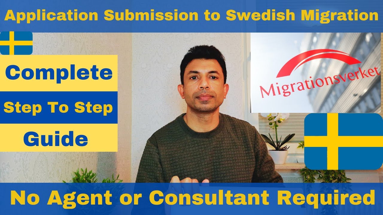How To Apply For Swedish Residence Permit | Step by Step Guide | No Agent required | complete guide.