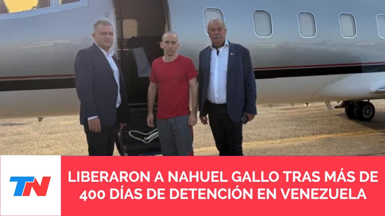 LIBERARON A NAHUEL GALLO I El gendarme fue trasladado a la Argentina donde lo espera su familia