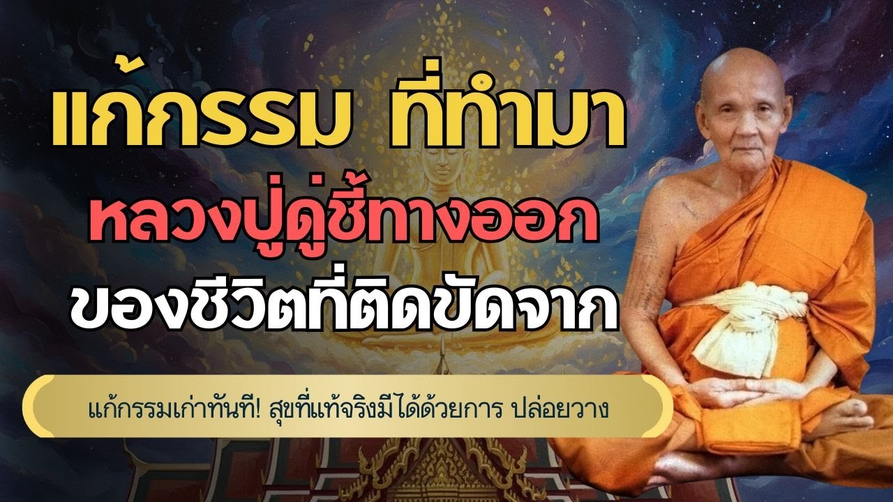 แก้กรรม ที่ทำมา หลวงปู่ดู่ชี้ทางออกของชีวิตที่ติดขัดจาก บาป บุญ