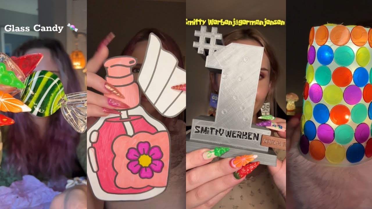 Sleepy Comforting Vibes 💤 paper skincare, thrift haul, nail tour, spongebob +more (ASMR Compilation)