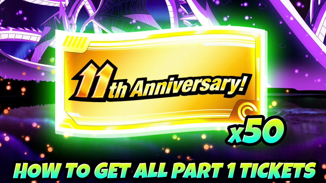 MAKE SURE YOU HAVE 50 *FREE* TICKETS FROM PART 1!! 11th Anniversary Missions | DBZ Dokkan Battle