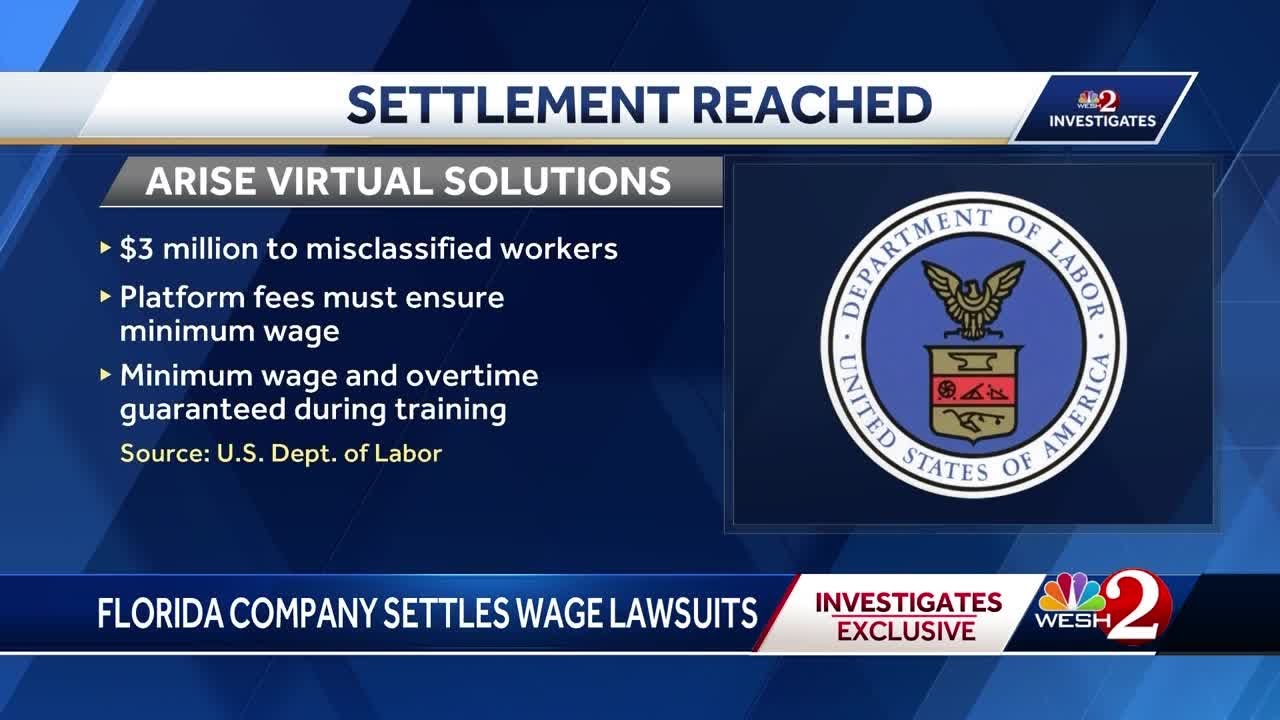 Florida company will pay $13 million to settle lawsuits over wage dispute