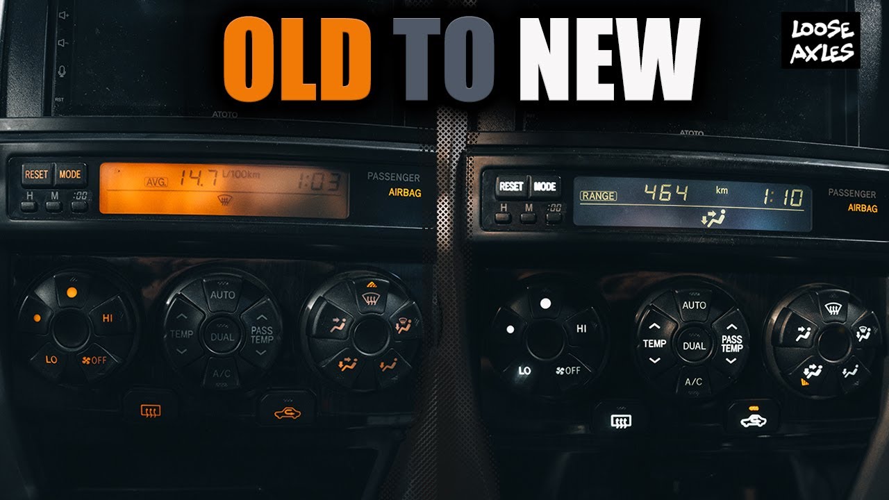 How to LED Swap Your 4th Gen 4Runner Climate Control Lights (Reverse Polarity LCD Kit Install)