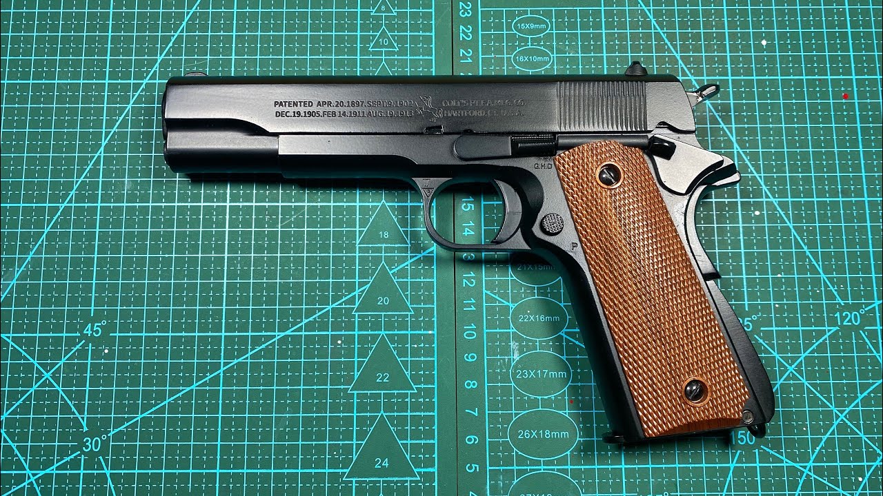 金伯 M1911 A1 全金属手拉7mm水弹枪 开箱详细测评