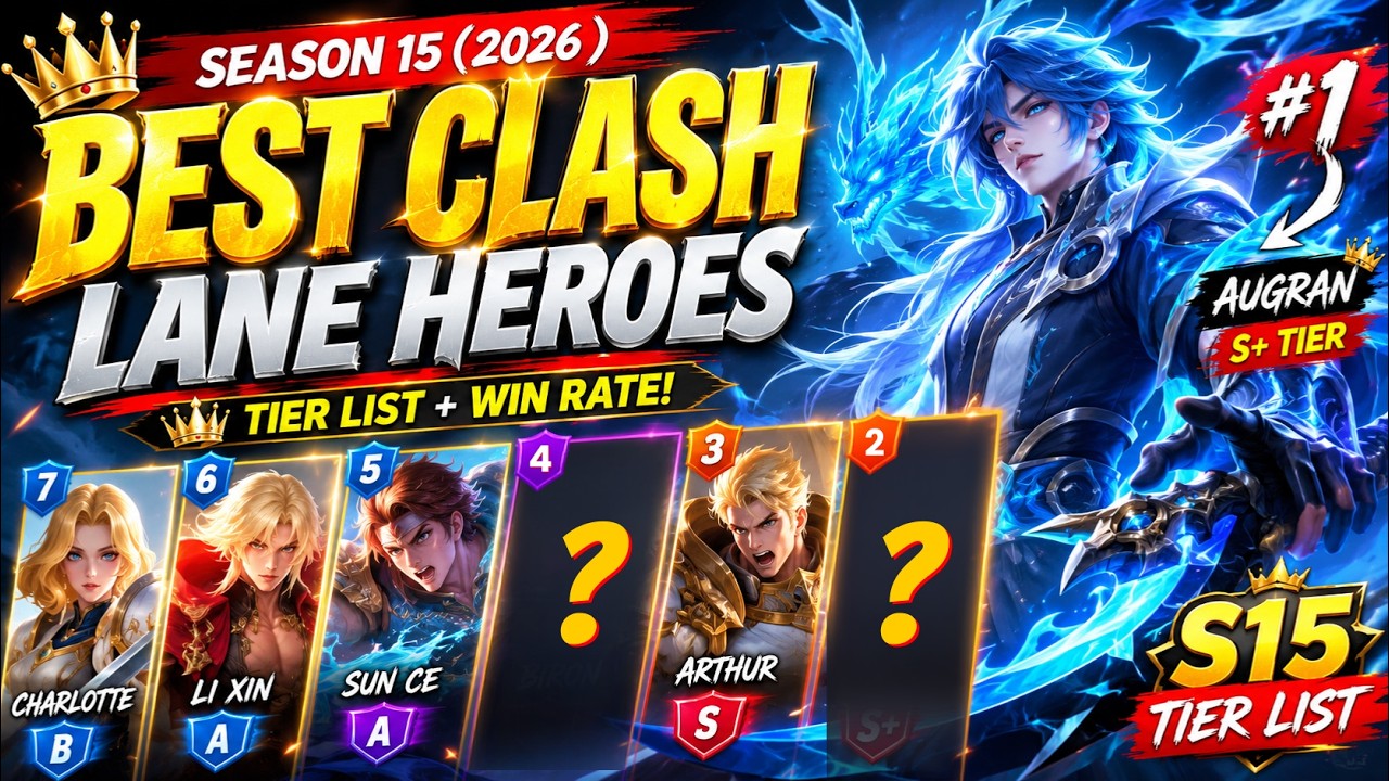 7 BEST Clash Lane Heroes in Honor of Kings Season 15 &mdash; #1 Is Always Banned