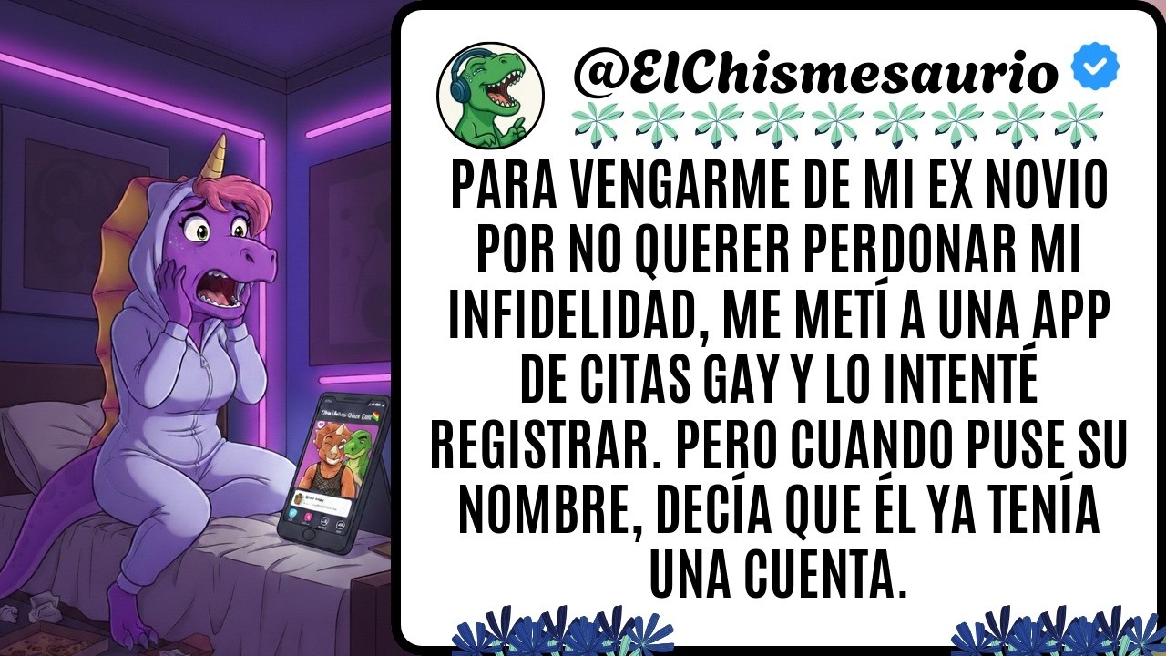 Para vengarme de mi ex novio por no querer perdonar mi infidelidad, me metí a una app