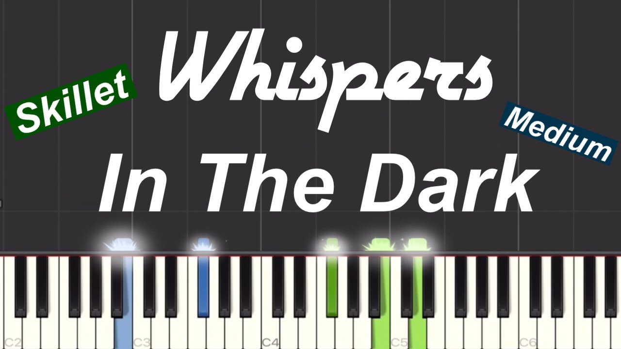 Skillet - Whispers In The Dark Piano Tutorial | Medium