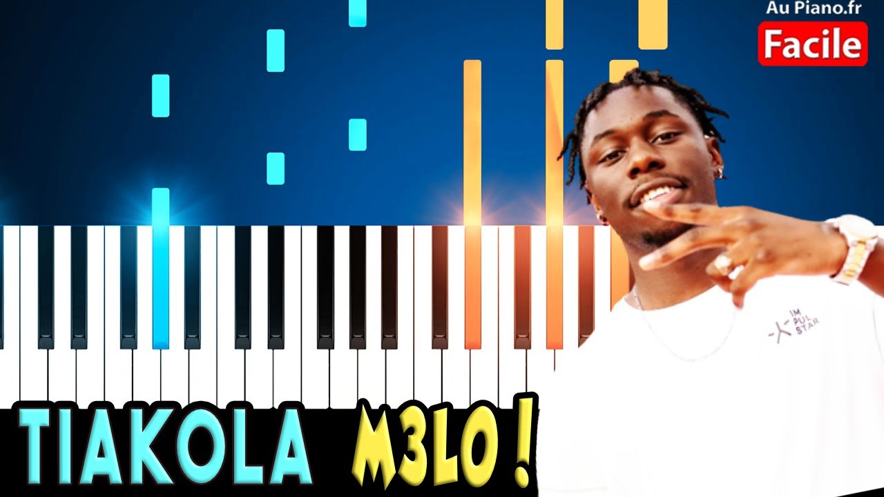 Tiakola M3lo - Piano Cover Tutorial Instru Type Beat 2022 (Au Piano.fr)