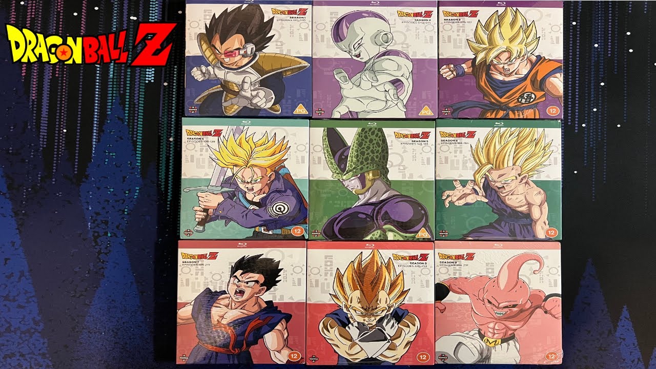 Dragon Ball Z Blu-rays 4:3 Ratio. Steel Book Alternative