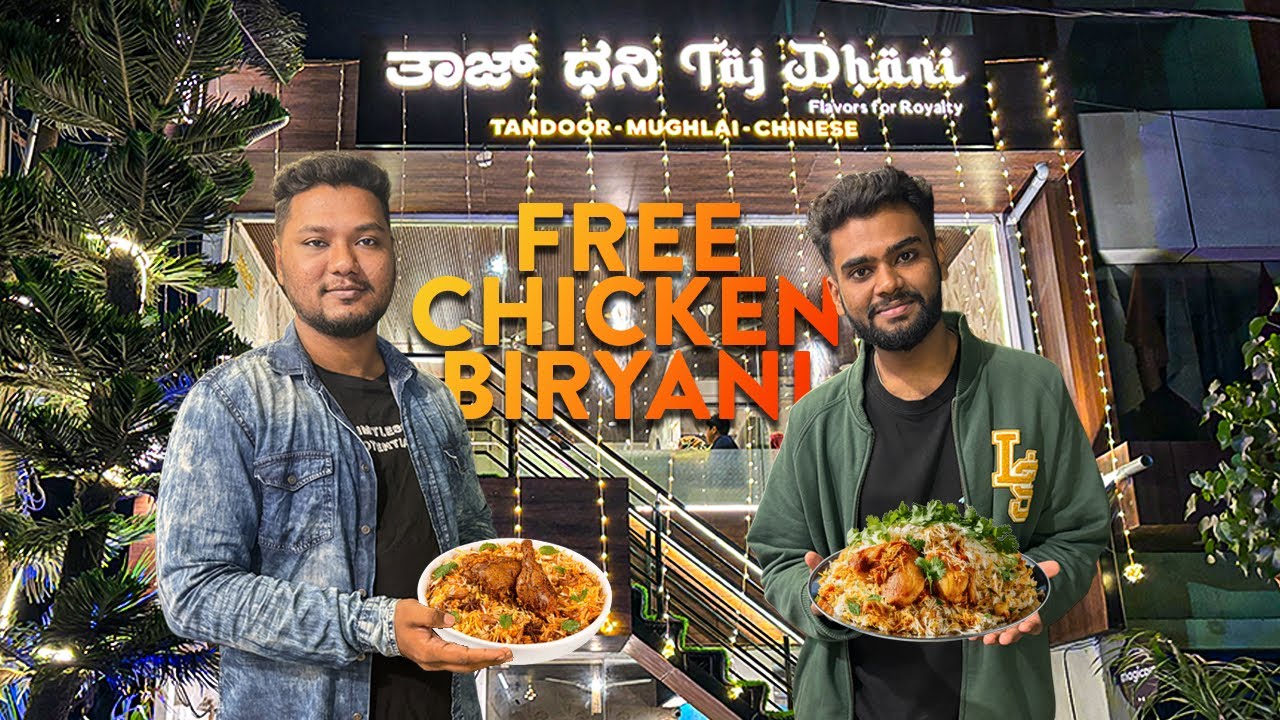 Bangalore HBR Layout Tasting the Best Biryani Taj Dhani (Unlimited Chicken Mandi)