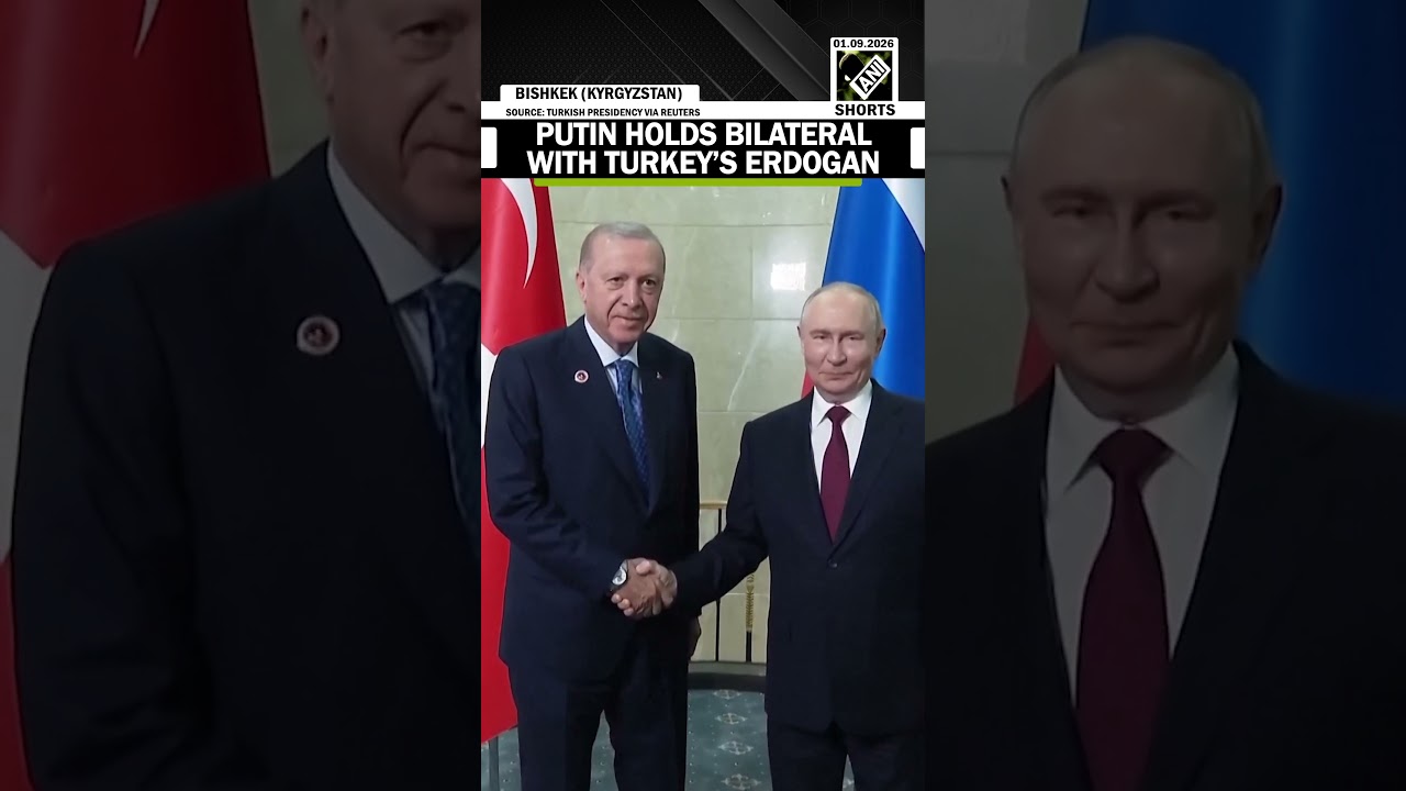 Turkey&rsquo;s Erdogan, Russia&rsquo;s Putin meet on side-lines of Shanghai Cooperation Organisation summit