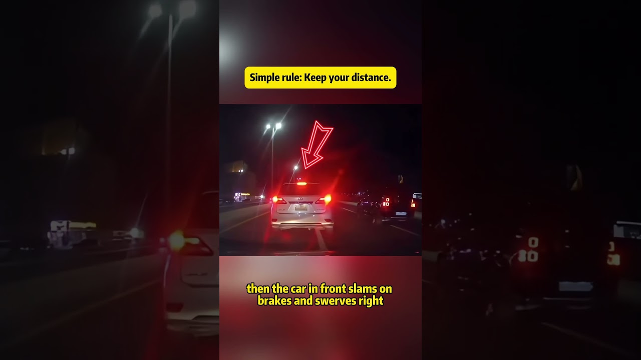 Simple rule: Keep your distance.