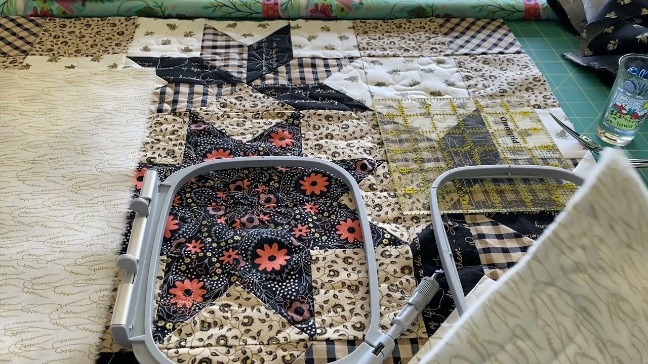 Изготовление этикетки для квилта на Bernina 770 QEE