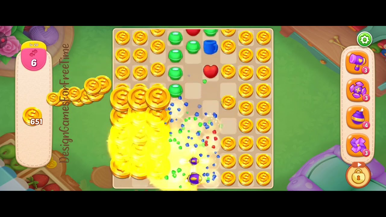 Home Design - House Story - Level 20 gameplay match 3 logic puzzle design decor game walkthrough