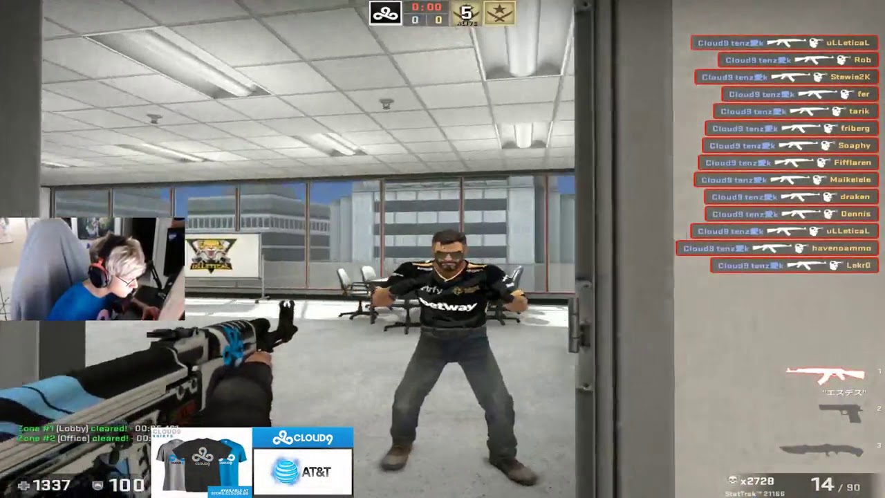 CS:GO - TenZ beating the Betway challenge