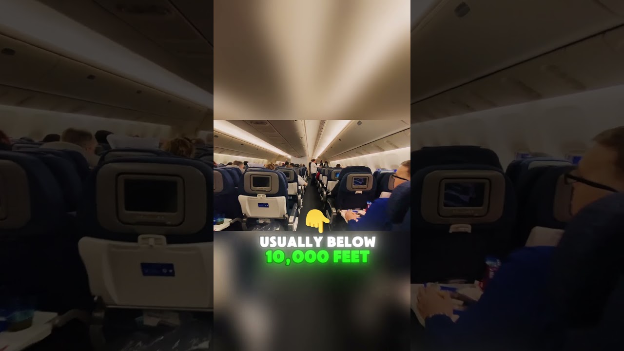 Cabin Pressure Drop on a Plane? Here&rsquo;s What Happens 🛫🫁 #shorts #airplane