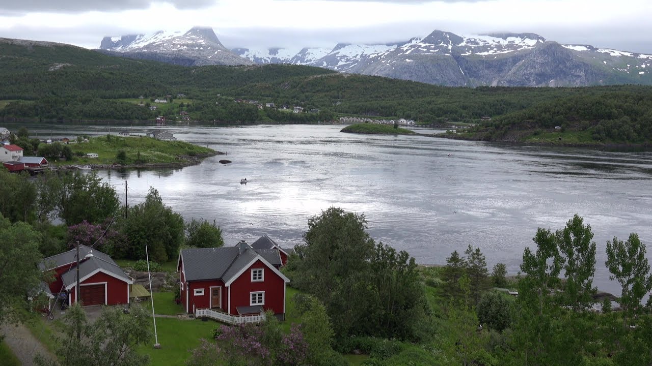 Norway Bod&oslash; - Saltstraumen tidal current in Skjerstadfjord & Saltfjord (1)