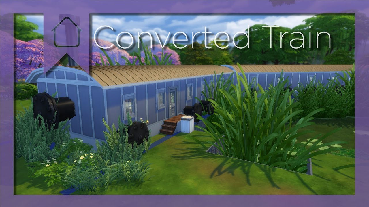 CONVERTED TRAIN | Sims 4 Speed Build
