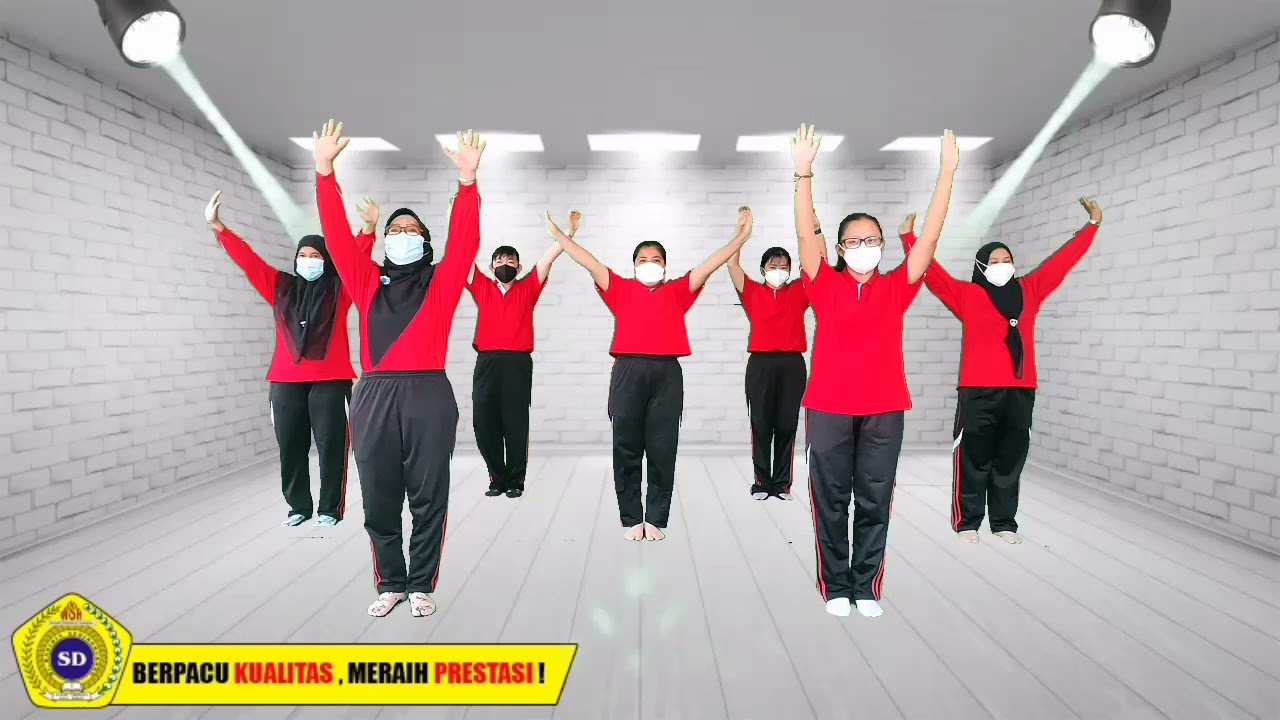 Kolaborasi Guru dan Siswa Memperingati Hari Olahraga Nasional ( Haornas 2021 )