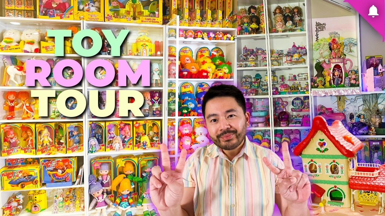 Massive Vintage Girl Toy Collection Room Tour | 1980s 1990s | Rainbow Brite, MLP, Polly Pocket