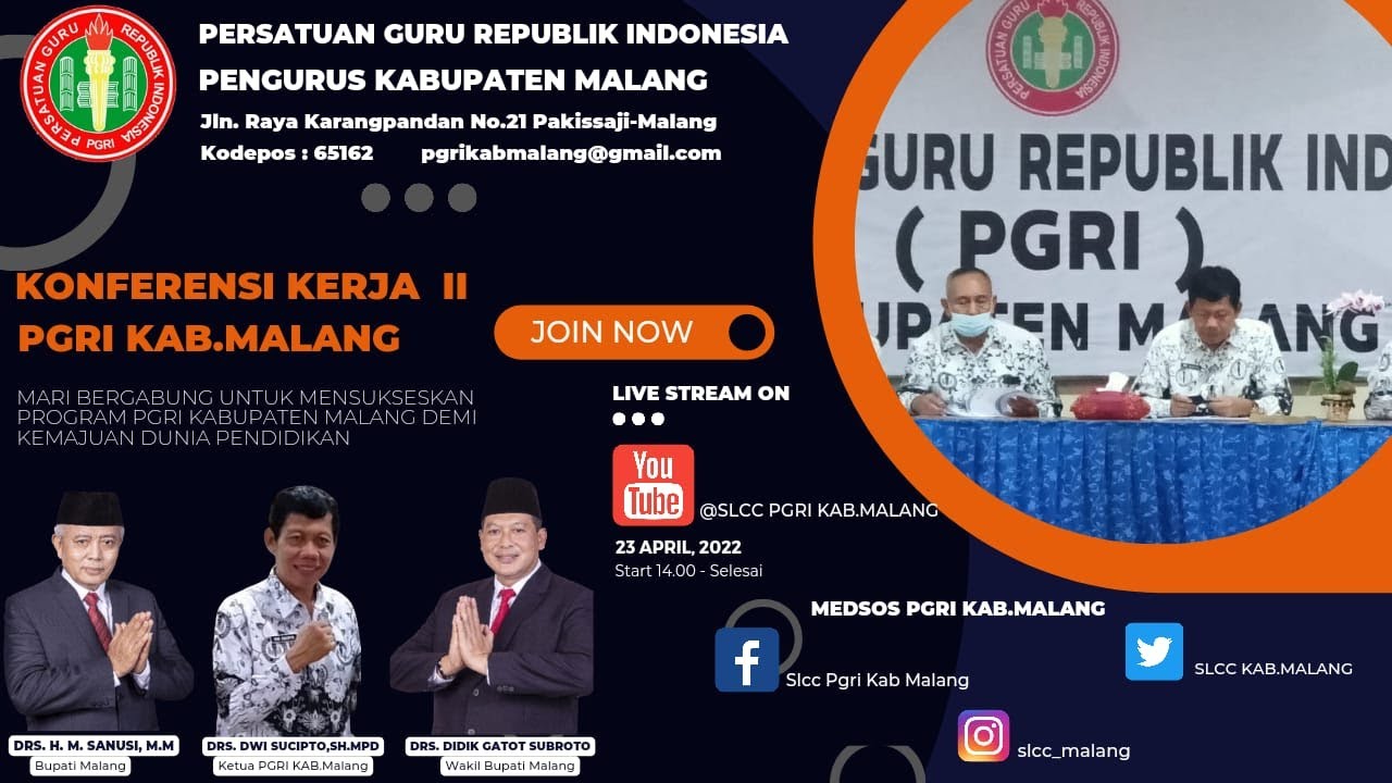 KONFERENSI KERJA II PGRI KABUPATEN MALANG