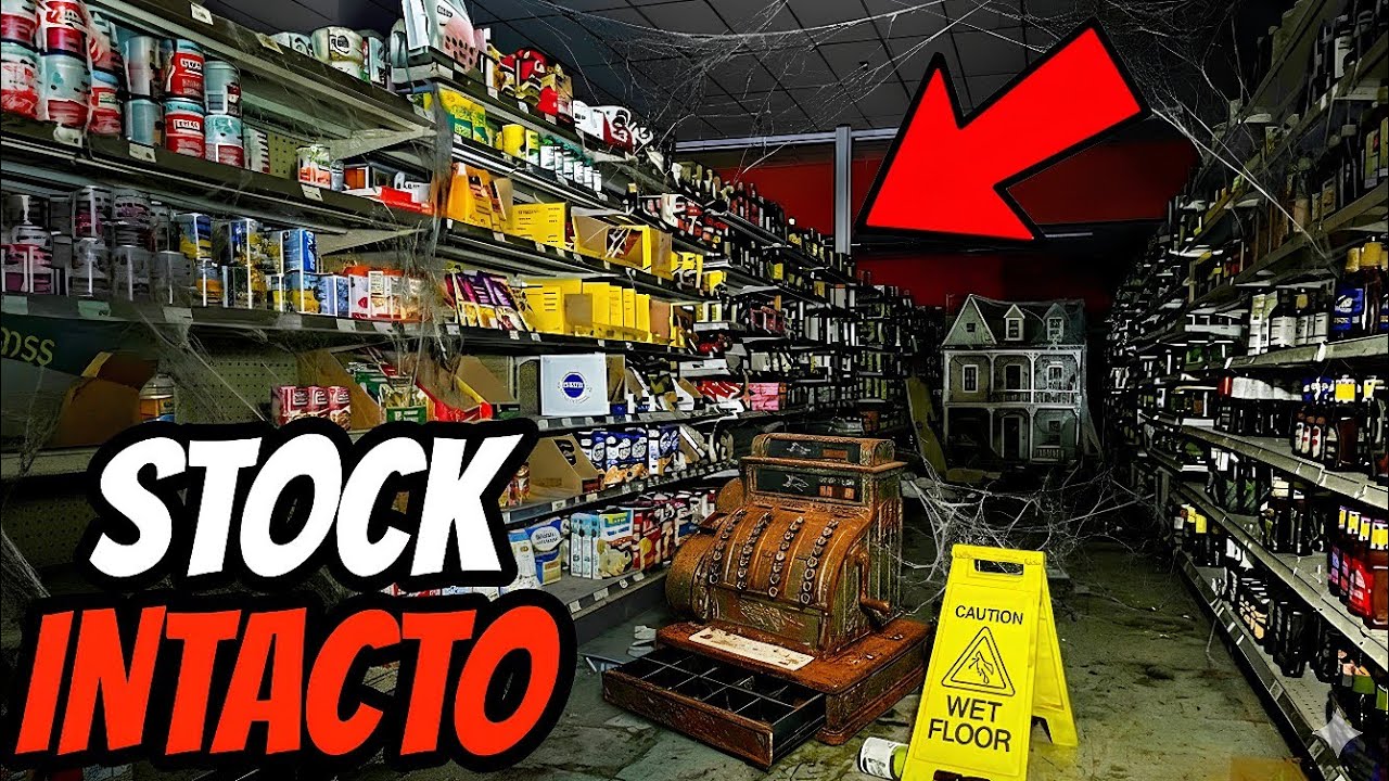 TOP 3 TIENDAS ABANDONADAS CON TODO INTACTO 😨