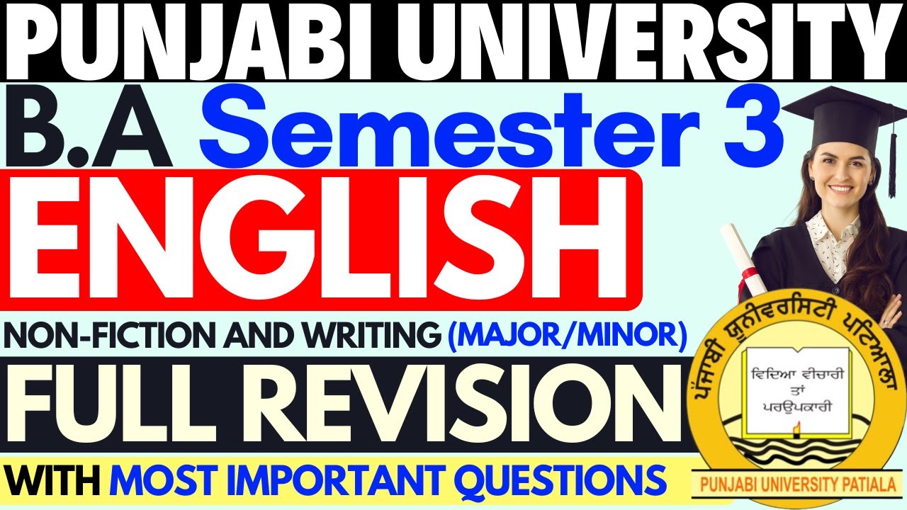Non Fiction Writing | Major English Semester 3 | Minor English Sem 3 | BA Sem 3 English