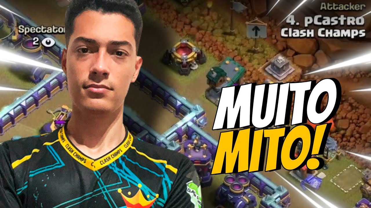 O MELHOR JOGADOR DO MUNDO DE CLASH OF CLANS É BRASILEIRO !