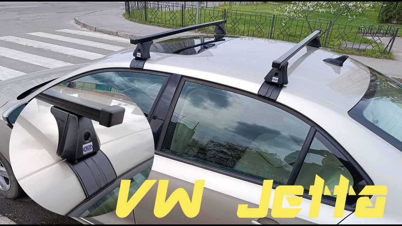 Instalación Barras de techo Volkswagen Jetta en coche con techo normal